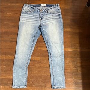 Buckle Light Blue Women's Skinny Jeans